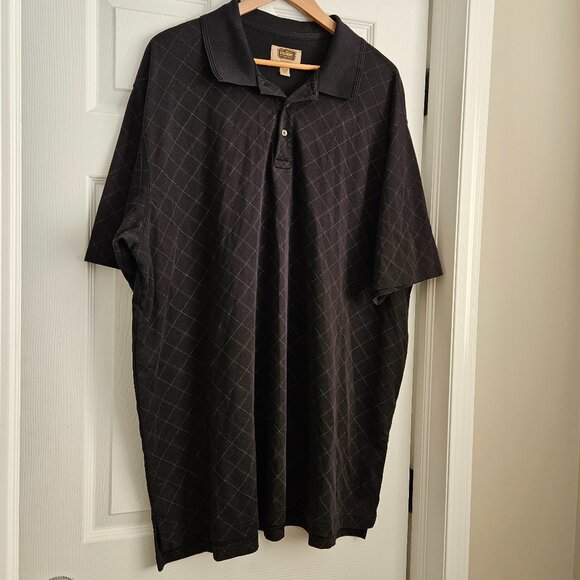 The Foundry Supply Co‎ Quick-Dri 3XL Pima Cotton Black Short Sleeve Polo Shirt - Picture 1 of 8